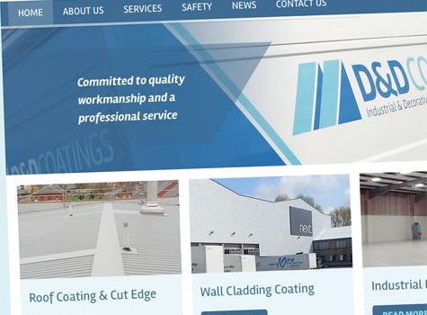 D&D coatings new website