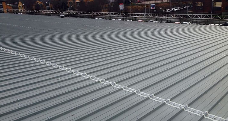 cut edge corrosion work on rooftop in huddersfield
