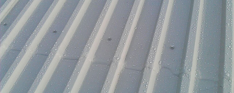roof coating cut edge treatment grey steel roof sheet
