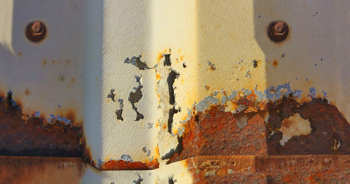 severe cut edge corrosion overlaps fixings
