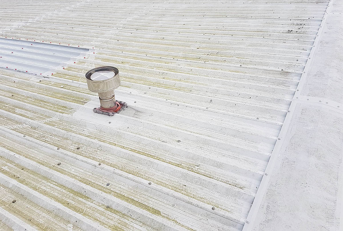 roof exhaust vent flashing treated