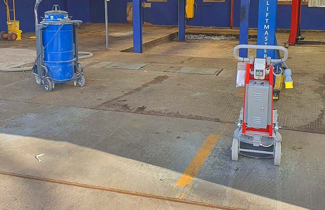 concrete floor slab preparation equipment
