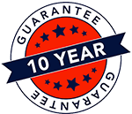 10 year guarantee icon