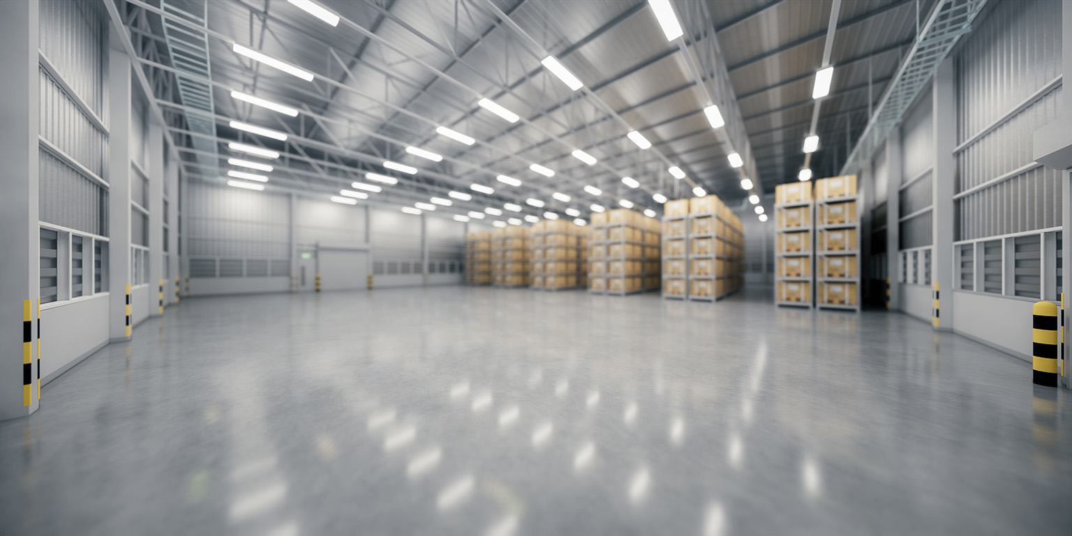 warehouse Epoxy Flooring gloss finish